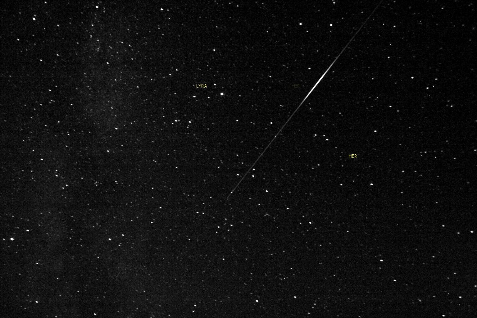 Záblesk sol.panelů ISS dne 12.8.12 ve 22.08h SEČL v Bohouňovicích,jasno.