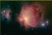Velká mlhovina v Orionu M42 a Běžící muž. 29.11.2016