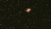 Planetární mlhovina t.zvaná Krabí, M1 v Býku,vzdál.6500sv.let,kolem hv.CM Taury 18magn. dne 30.12.2015